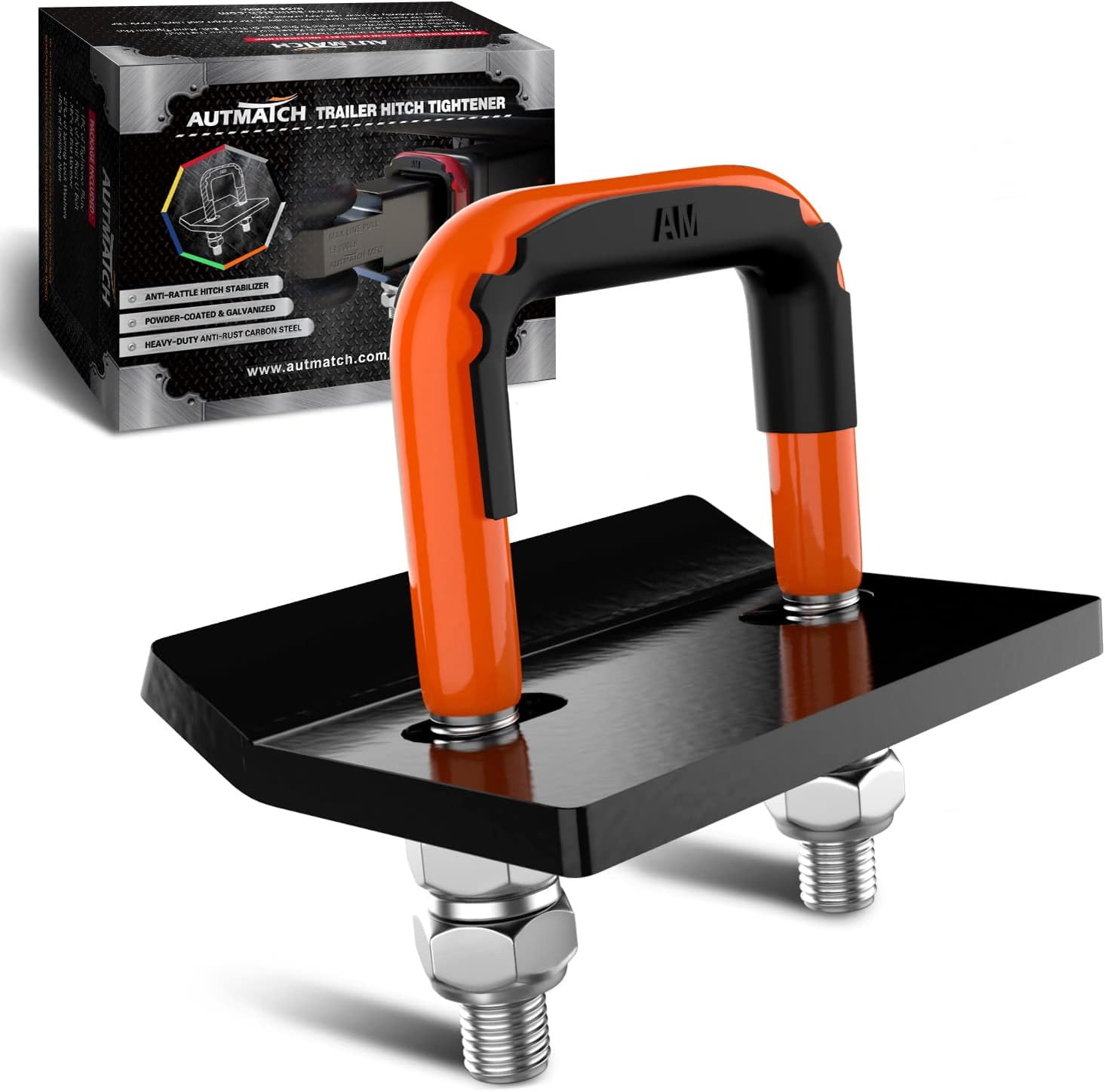 AUTMATCH Hitch Tightener Anti-Rattle Clamp